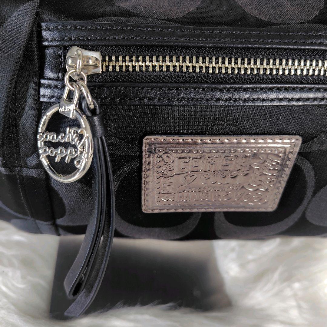 COACH　poppy 2way ショルダーバッグ y2k　ポピー 黒　コーチ