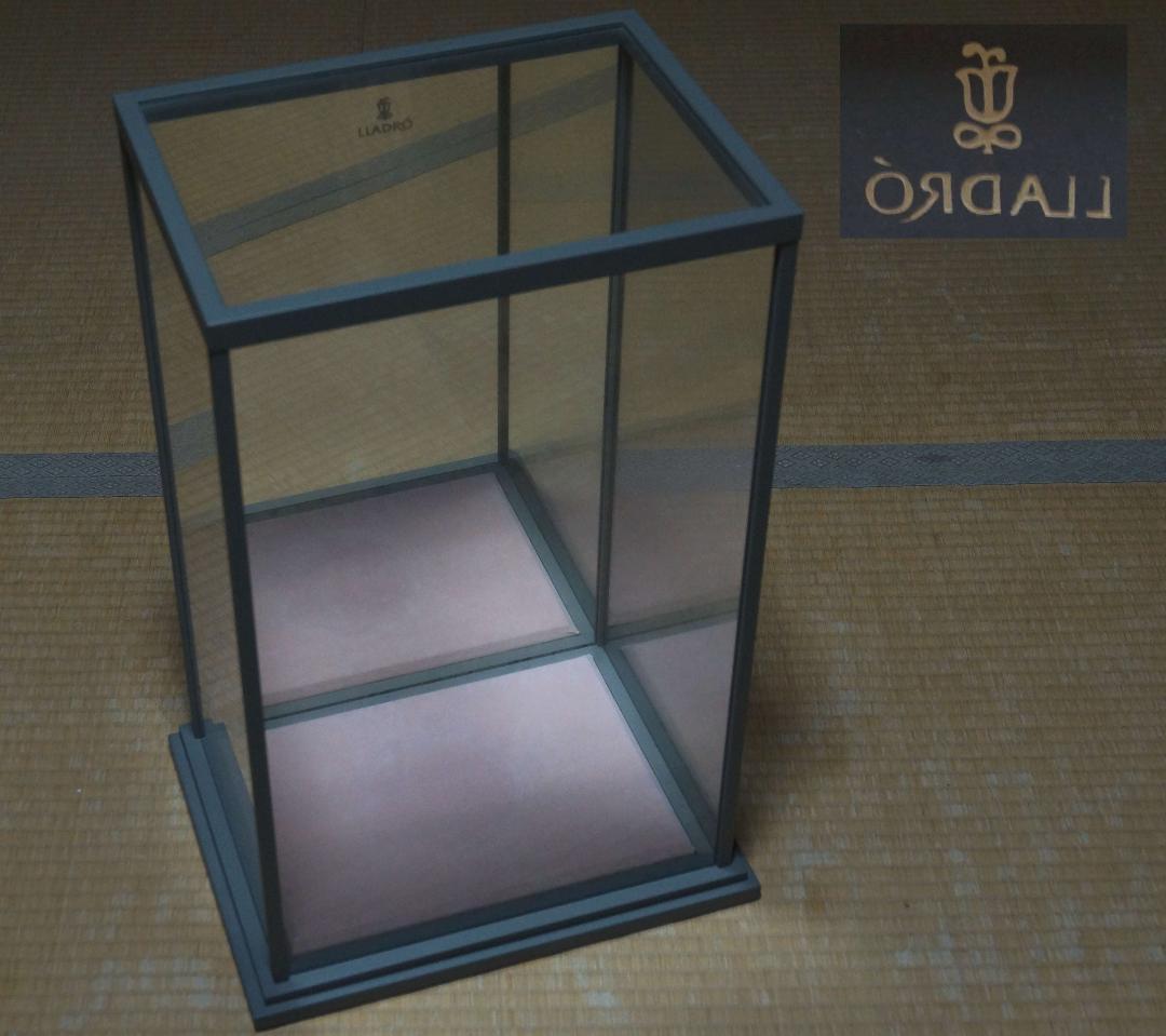 LLADRO リヤドロ 純正大型ガラスケース ショーケース 背面ミラー高54㎝
