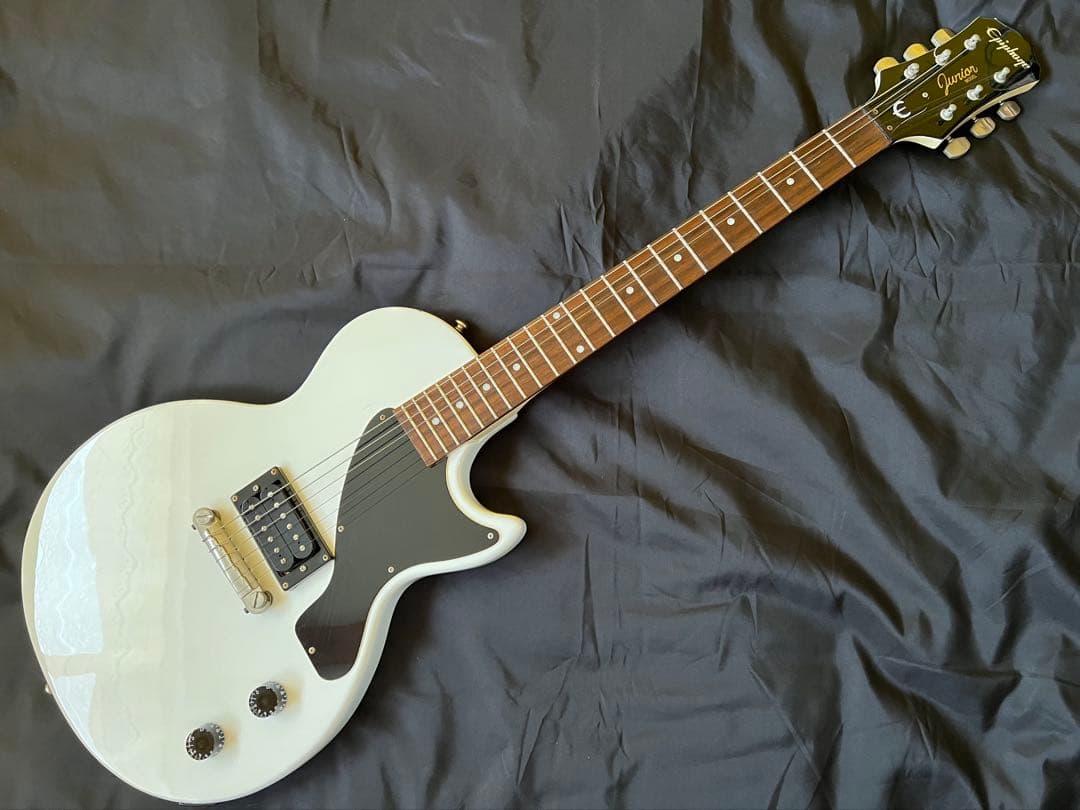 激レアカラーEpiphone Les Paul Junior ホワイトエピフォン