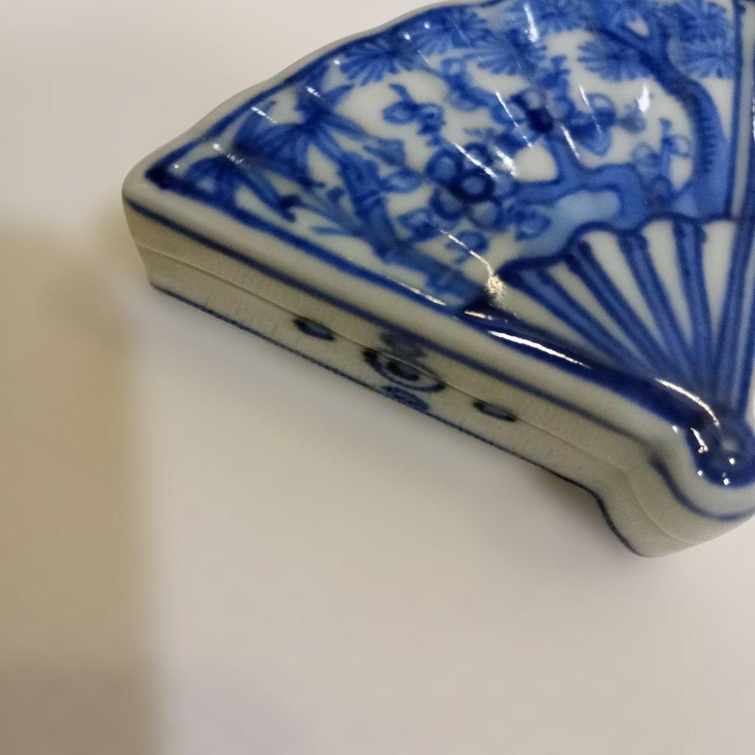 香合　清水六兵衛　扇