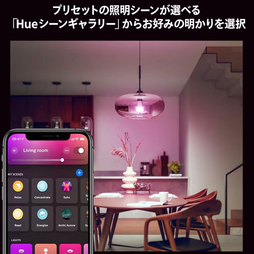 【即日発送・送料無料】PHILIPS Hue ハイエンドスマート電球×2