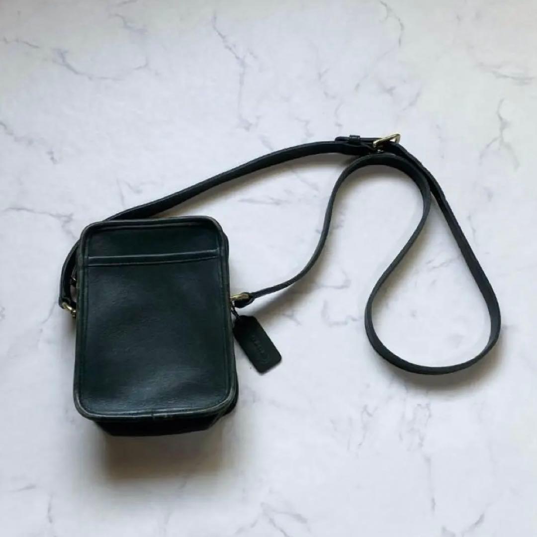 COACH オールドコーチ ショルダーバッグ クロスボディ USA製 グリーン