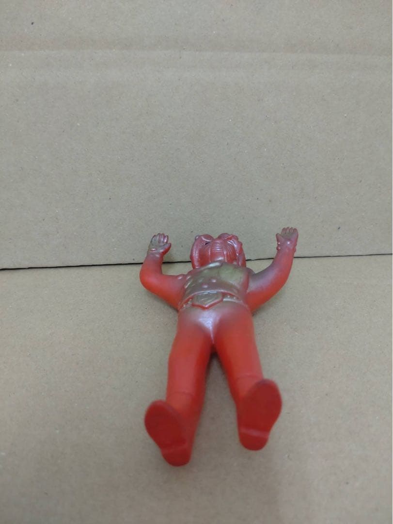 貴重・当時物　仮面ライダー　キノコモルグ　ミニソフビ　珍色　旧バンダイ