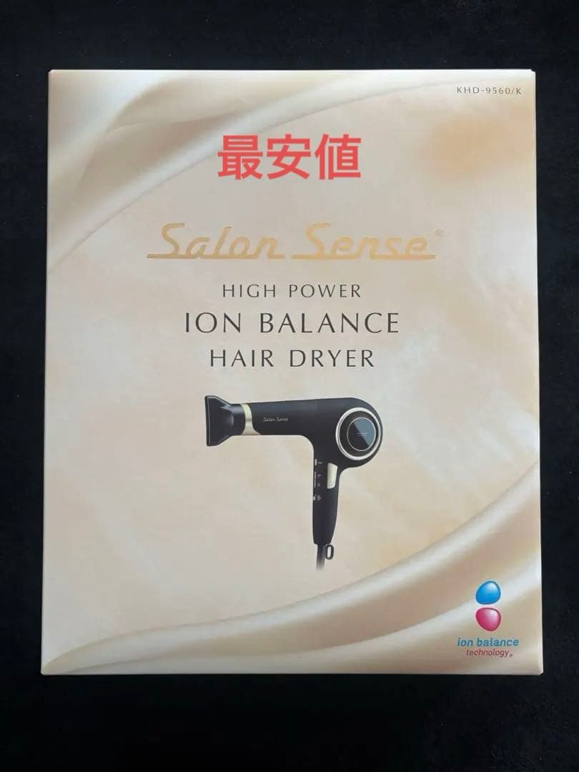 【未使用品】サロンセンス KHD-9560 ヘアドライヤー ブラック