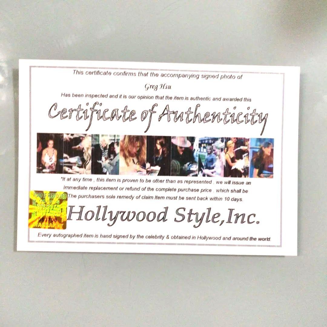 グレッグ・ハン直筆サイン入り2Lサイズ写真