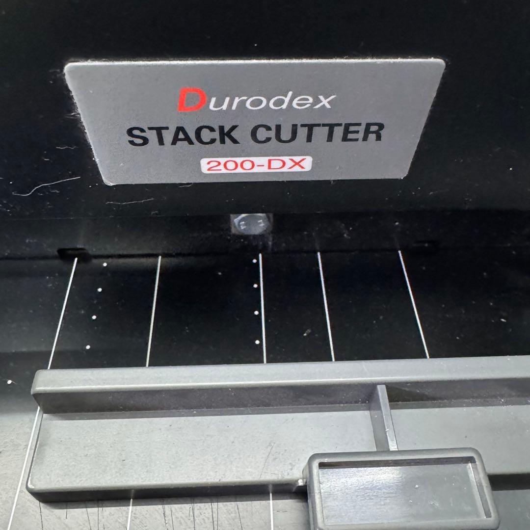 裁断機 Durodex Stack Cutter 200DX 訳あり