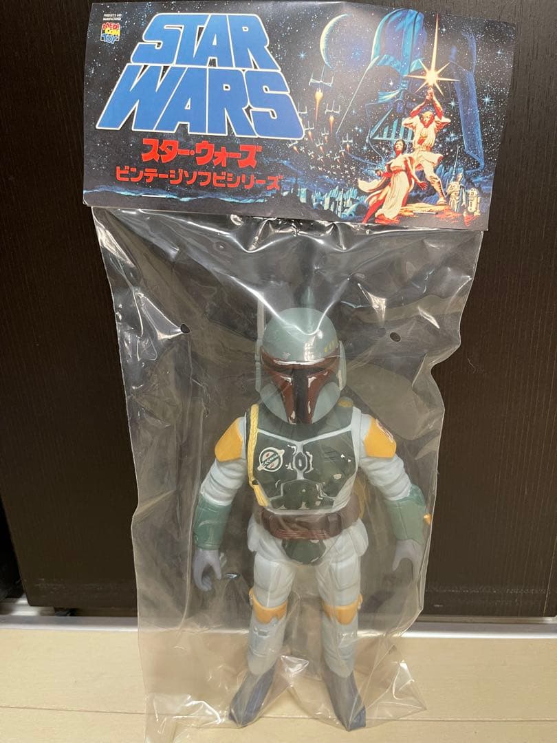 メディコムトイ　スターウォーズビンテージソフビシリーズ　ボバフェット　ソフビ