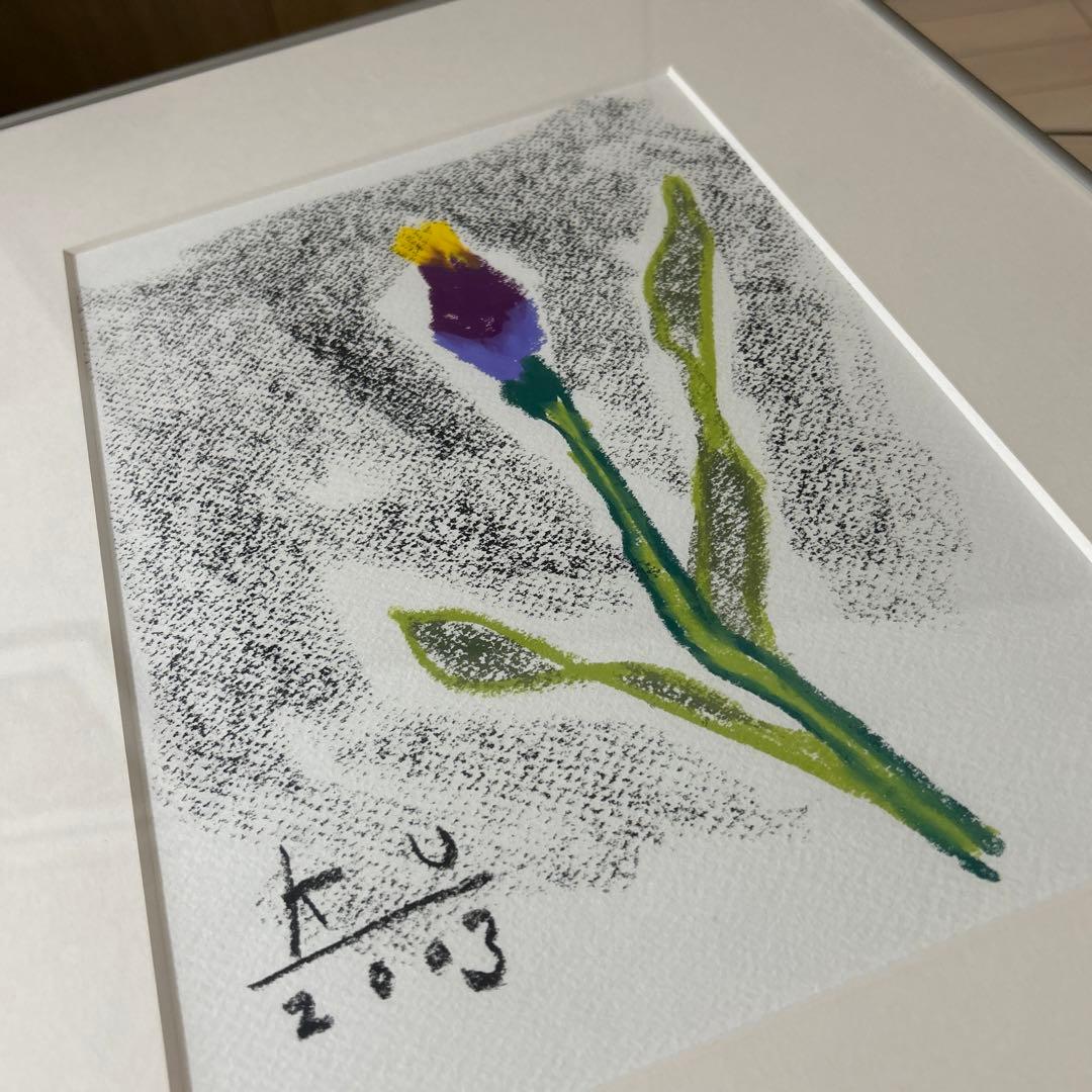 希少 黒田征太郎 絵画 セット フラワー 花 イラスト 原画 ブルータス