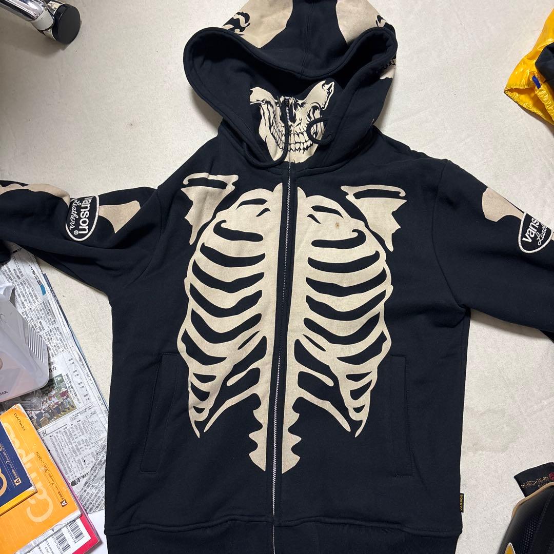 vanson ジップパーカー