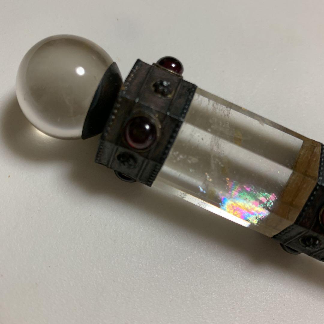 水晶 ヒーリングワンド 魔法の杖 アンティーク