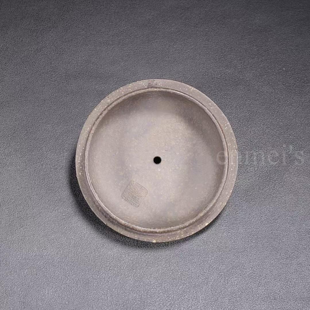 中国古美術・原鉱古銅泥魚躍龍門紫砂壺・底款：徐漢棠・紫砂壺・朱泥・急須・茶道具