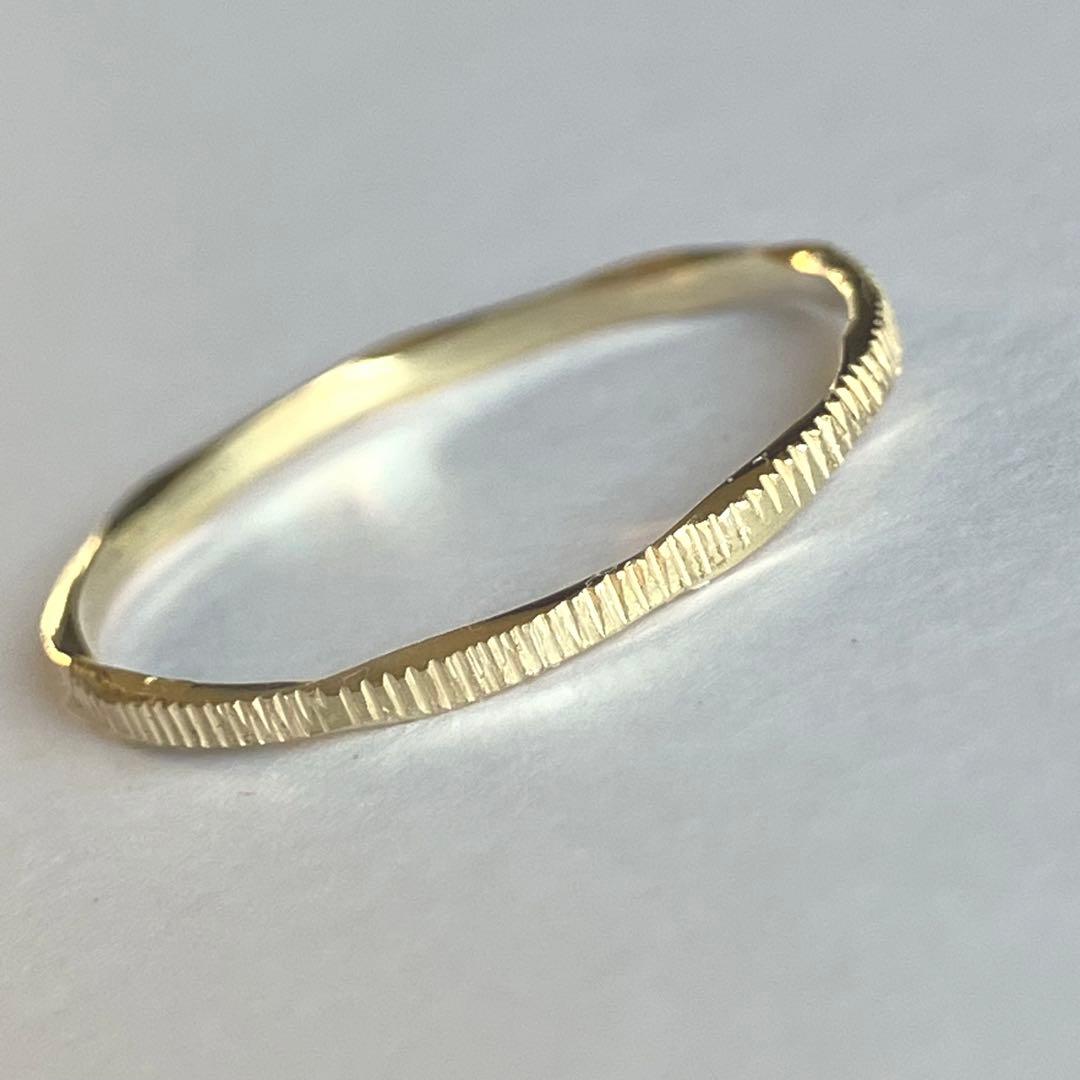 K18 18金　10号　リング　27