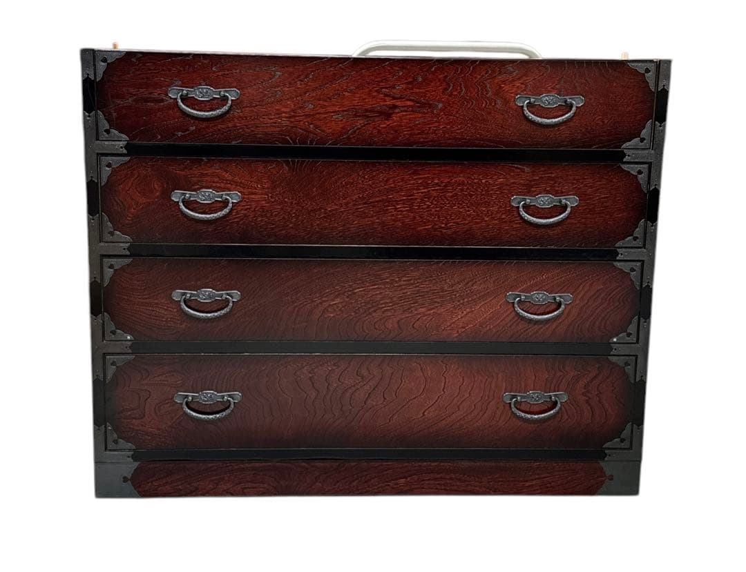 美品　民芸箪笥 和たんす 和風 ローチェスト　7段二部式