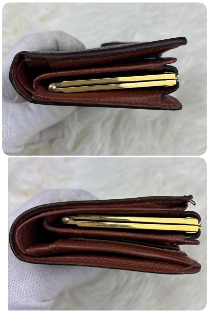 ルイヴィトン モノグラム がま口財布 折り財布 ポルトフォイユ ヴィエノワ