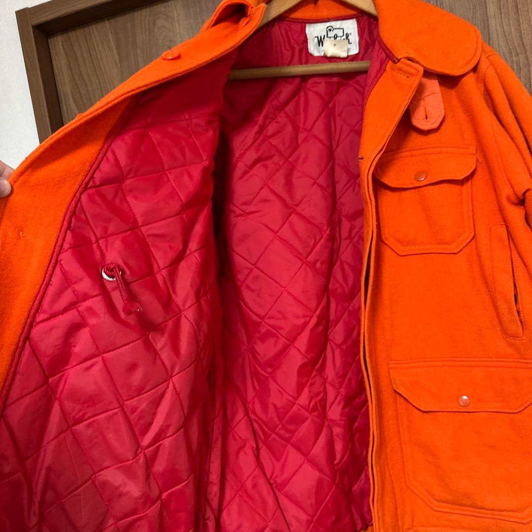 Woolrich オレンジジャケット 40 キムタク　ハンティングジャケット