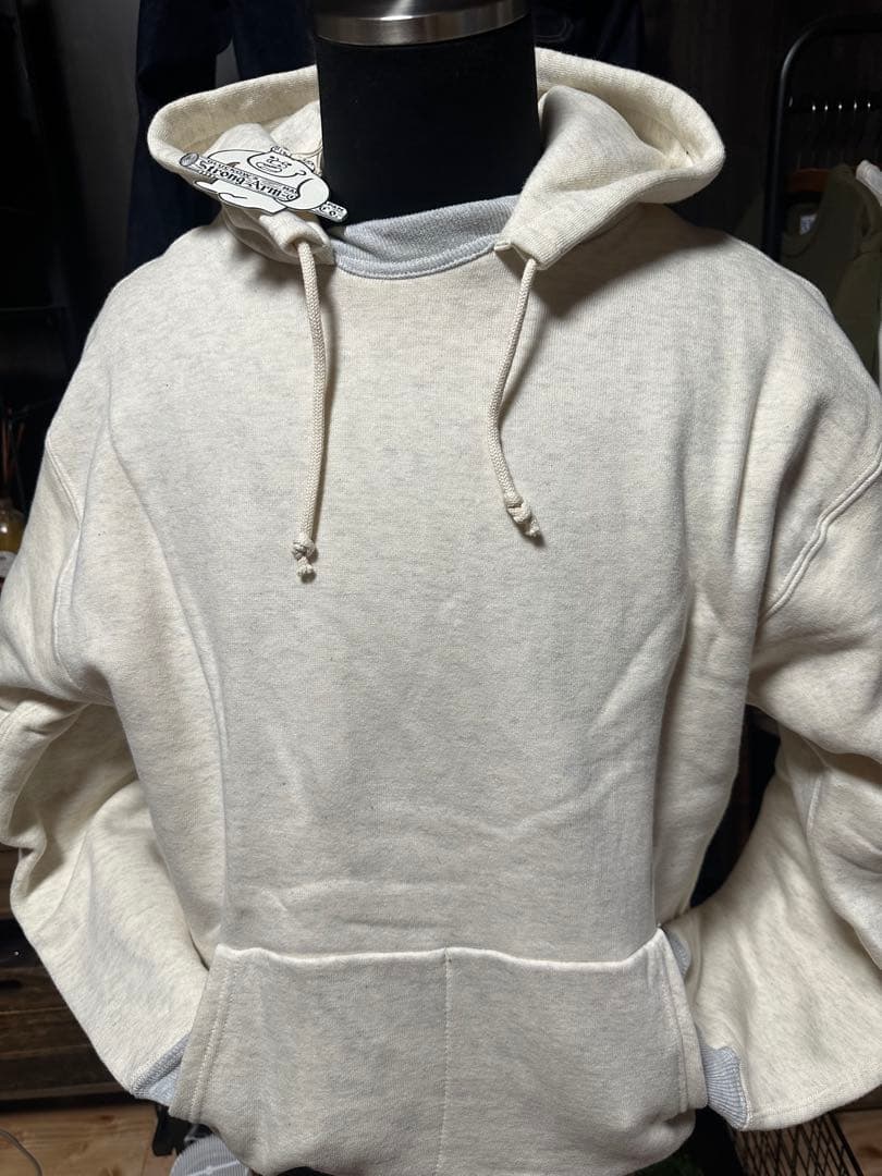 ジョングラッコー　リバースウィーブ　パーカー