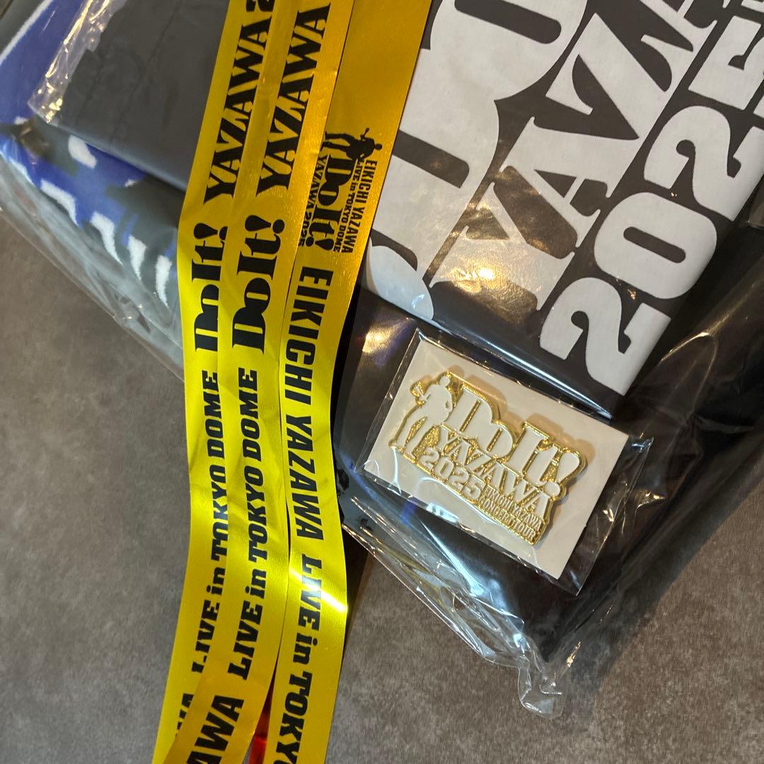 矢沢永吉2025年ツアーSS席 特典グッズ　新品未開封　金テープ　東京ドーム