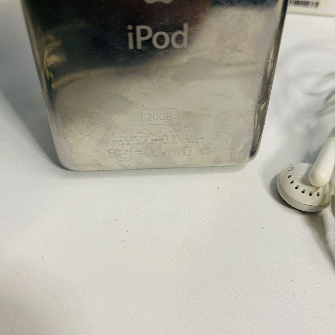 iPod A1040 説明書、ヘッドフォン充電器、箱付き動作品