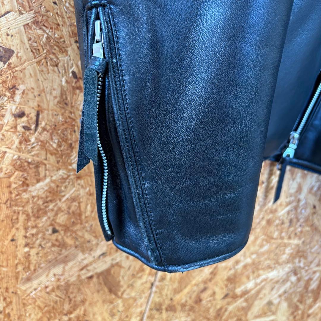 け*☆様 ナノユニバース　ライダースジャケット レザー シングルライダース XL