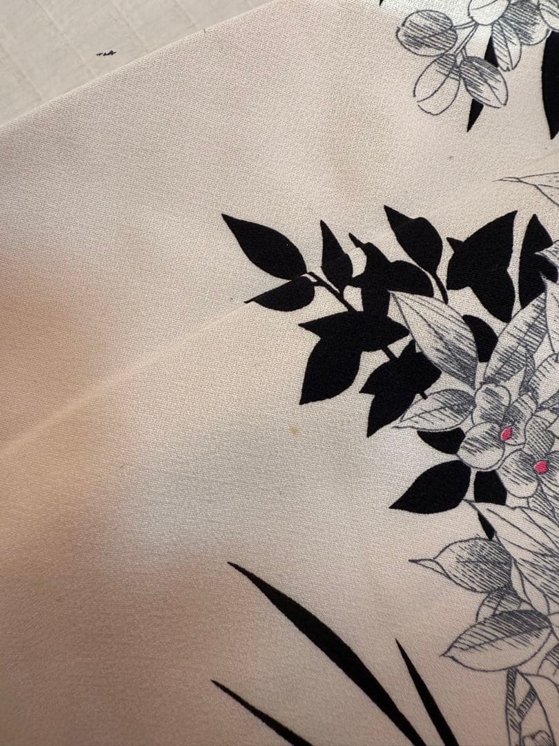 振袖フルセット　8点セット　モノトーン