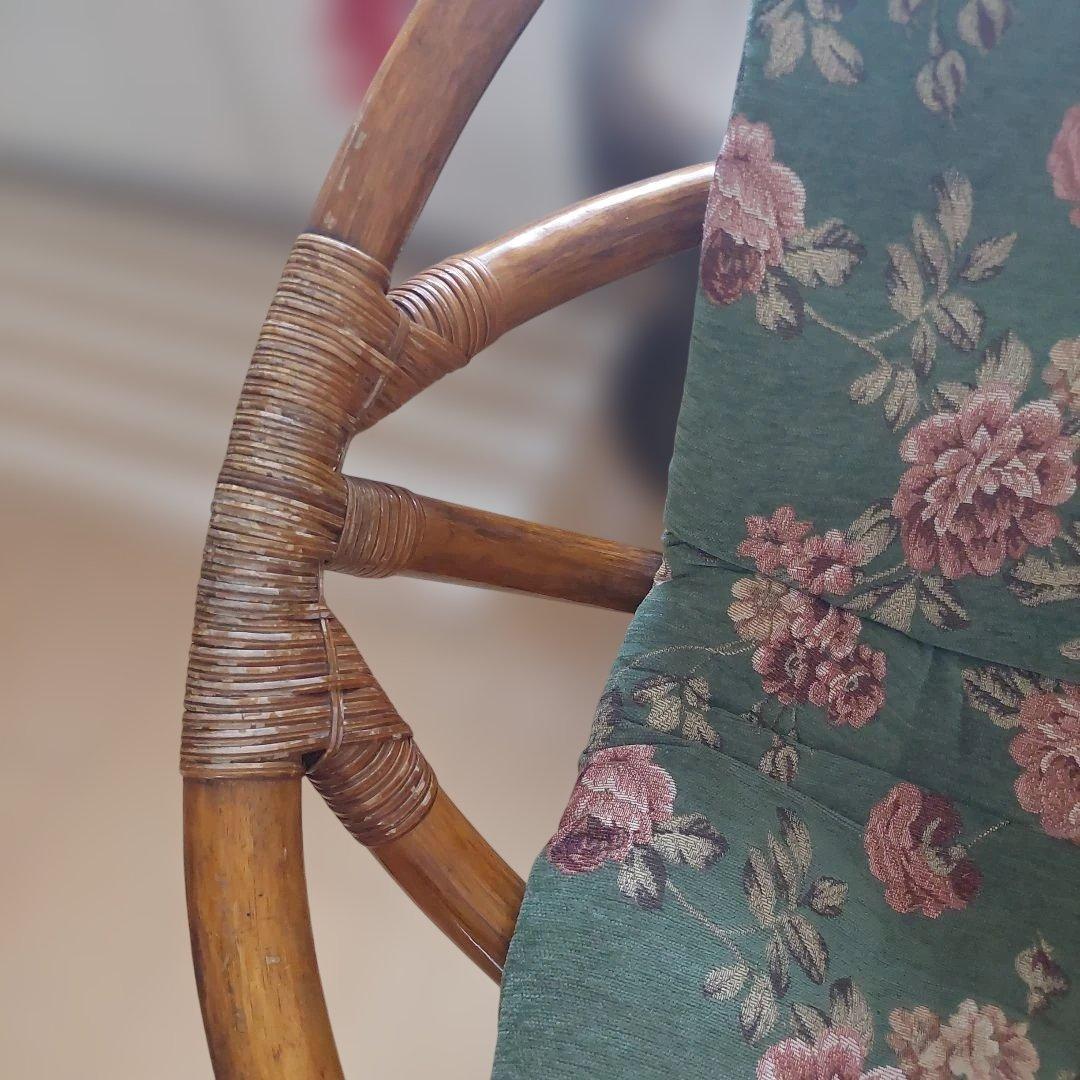 【九州限定】アジアン家具 回転椅子 ラタン ラウンドソファ エッグチェア ラタン