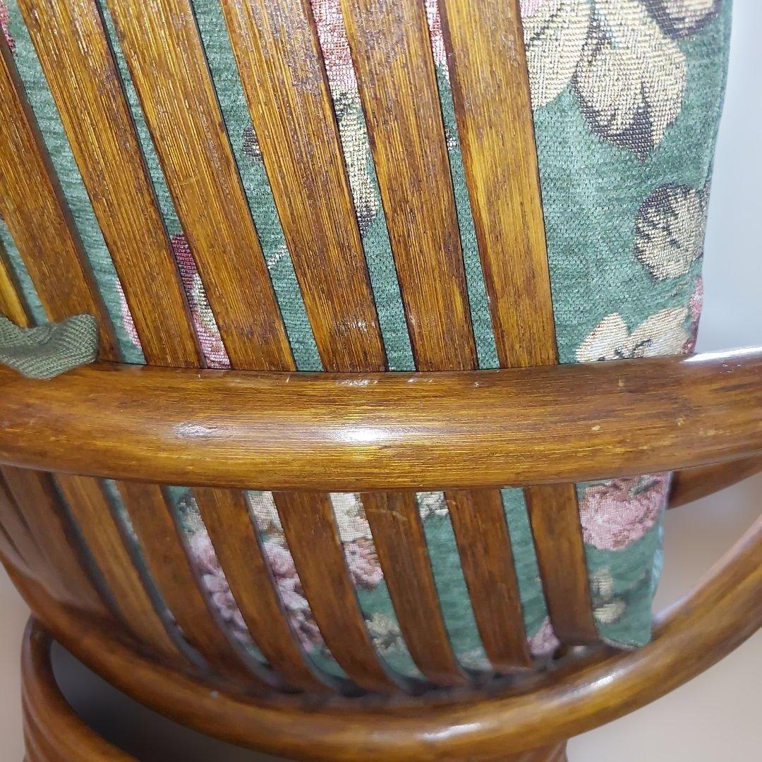 【九州限定】アジアン家具 回転椅子 ラタン ラウンドソファ エッグチェア ラタン