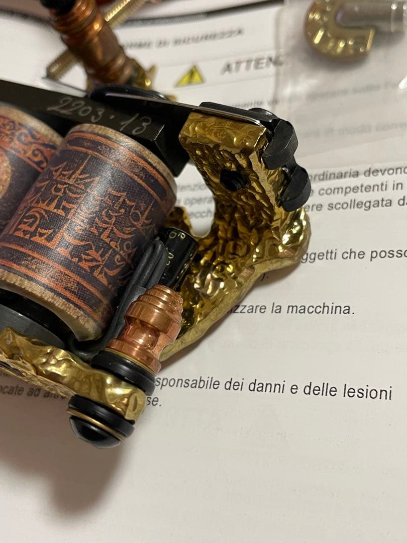 Sunskin tattoomachine shaderタトゥーマシン手製の機械