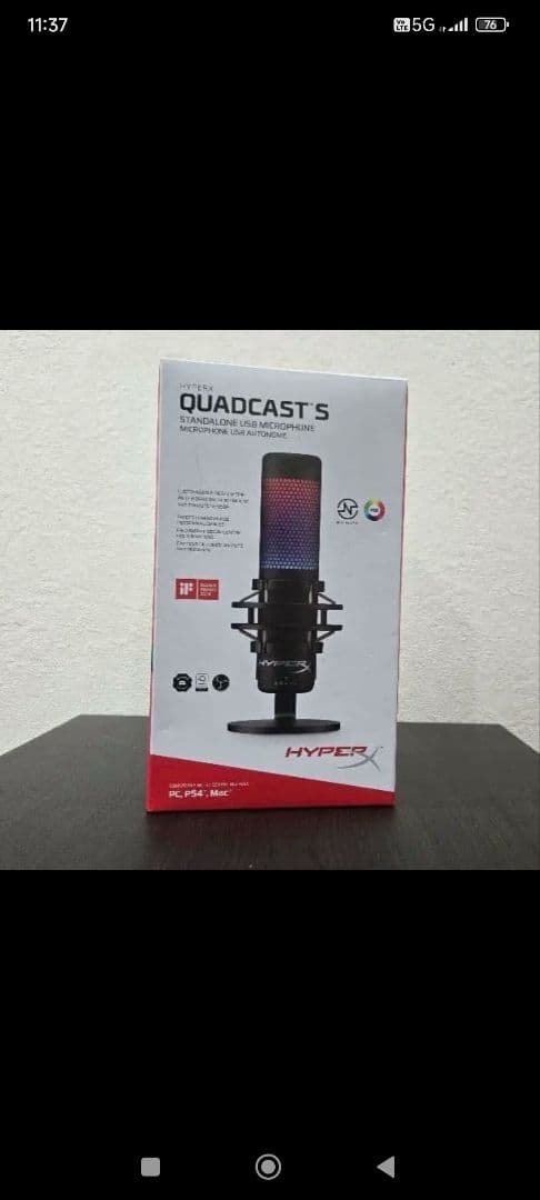 HyperX QUADCAST S コンデンサーマイク