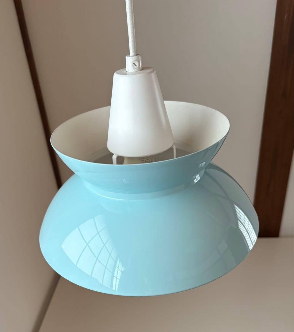 ルイスポールセン　ドゥー•ワップ　水色　美品　東芝LED電球付