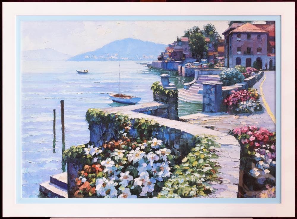 ハワード・ベーレン作★木製額縁付き★アクリル板付★外寸約868×640mm