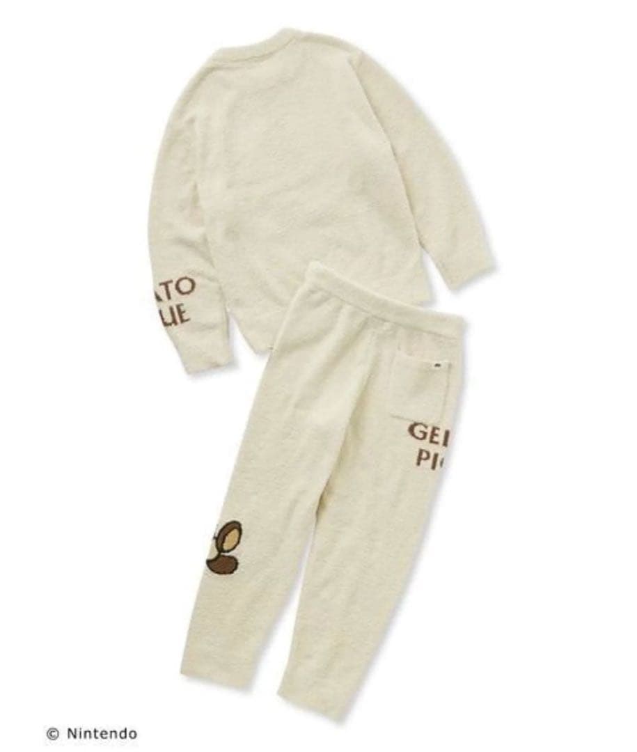 ジェラートピケ　ベビモコジャガード　クリボー