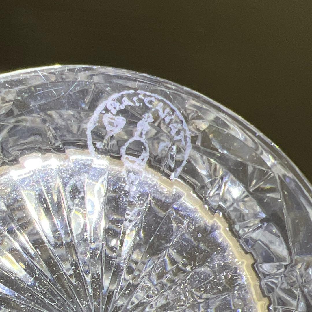 激レア品　バカラ手彫切子カットグラス5客　共箱　東Y7-0918⭐︎1Fトニウサ