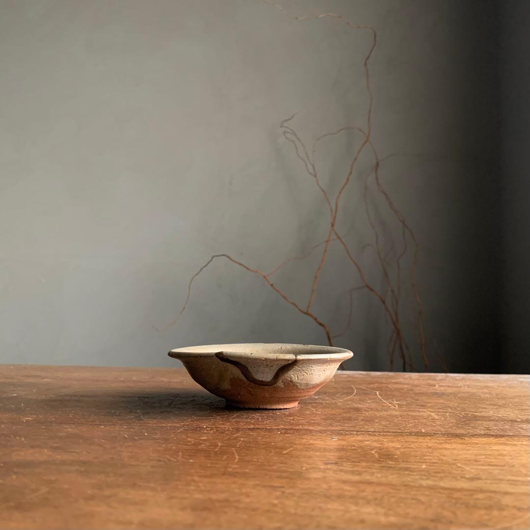 古唐津 平盃 古美術 酒器 古道具 アンティーク 唐津焼