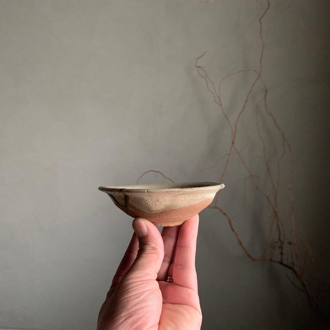 古唐津 平盃 古美術 酒器 古道具 アンティーク 唐津焼