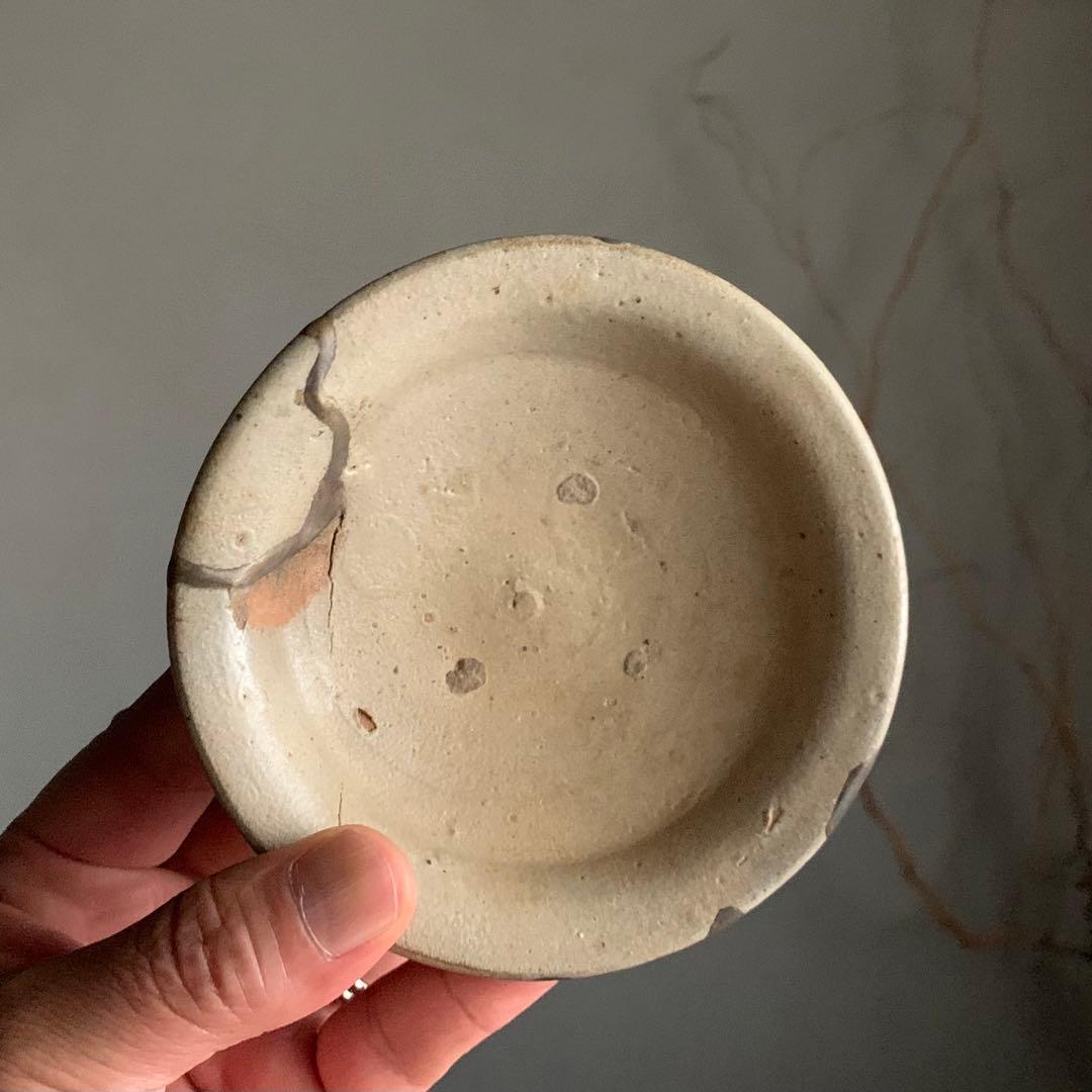 古唐津 平盃 古美術 酒器 古道具 アンティーク 唐津焼