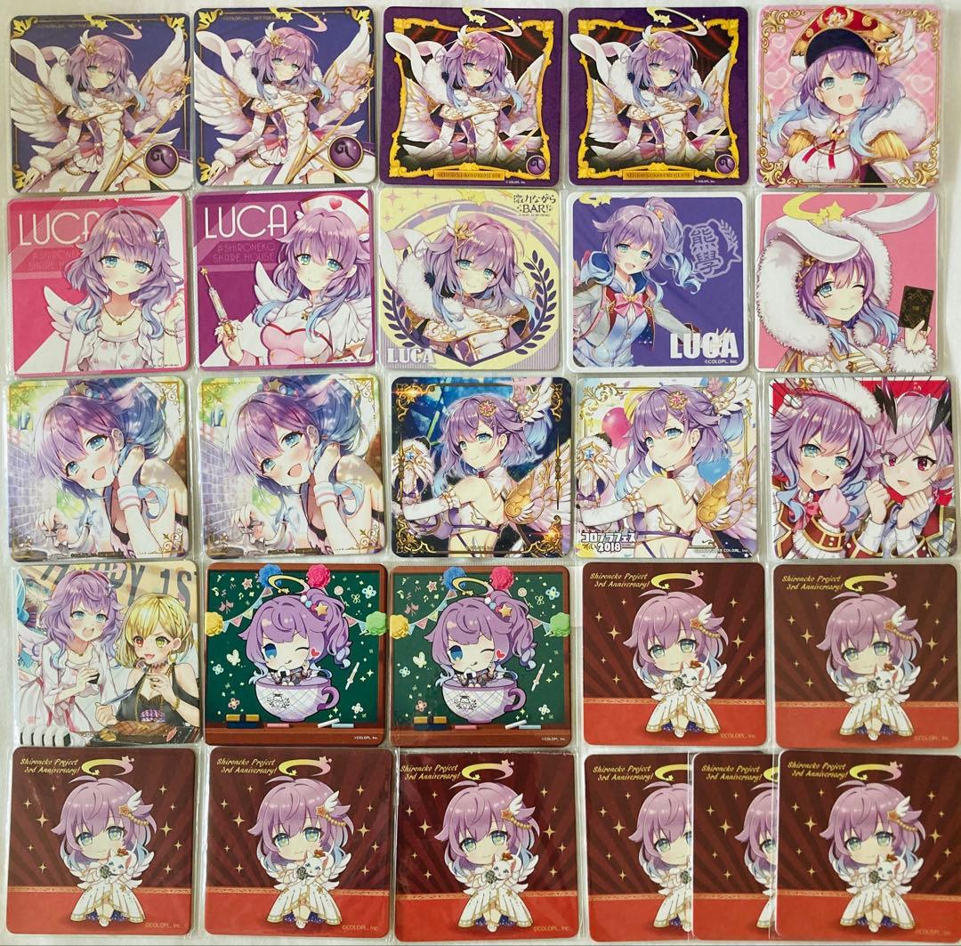 白猫プロジェクト　ルカ　色紙　缶バッジ　アクスタ　アクリル　まとめ売り　セット