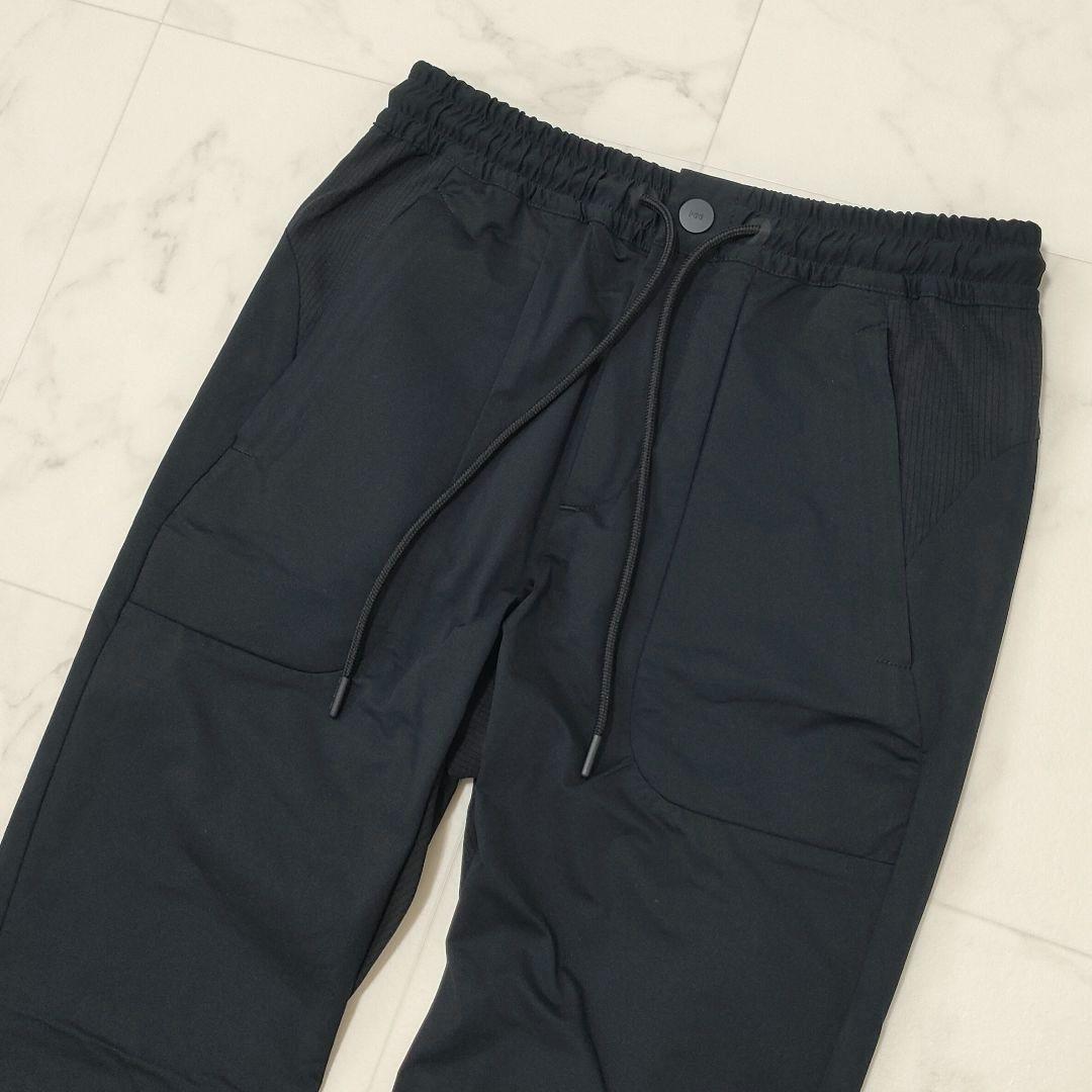 【美品】PGG　ロングパンツ　ウエストゴム　ヒモ　メッシュ切替　ストレッチ　00