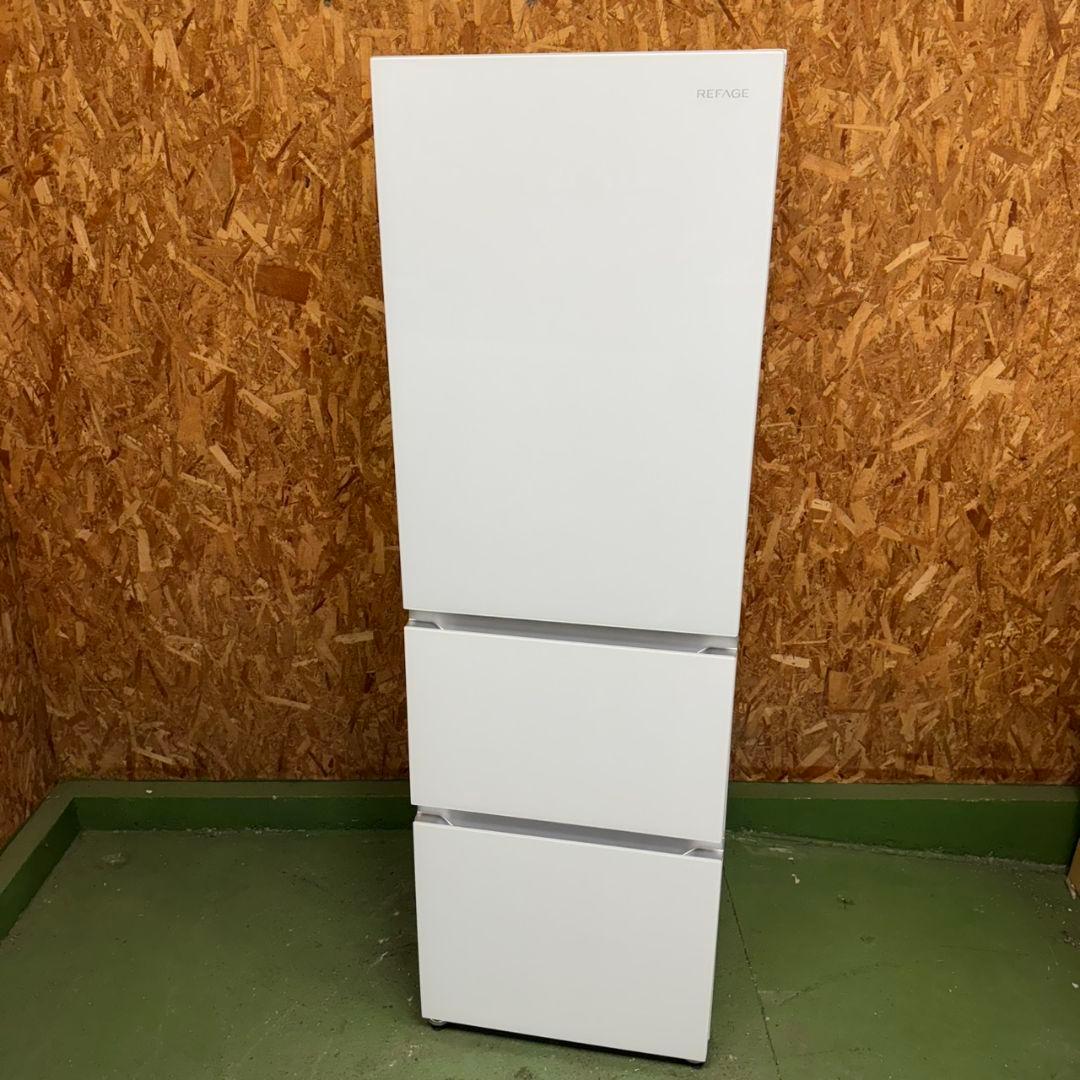 334 関東配送　大型冷蔵庫　右開き　300L〜400L　自動製氷機付　極美品