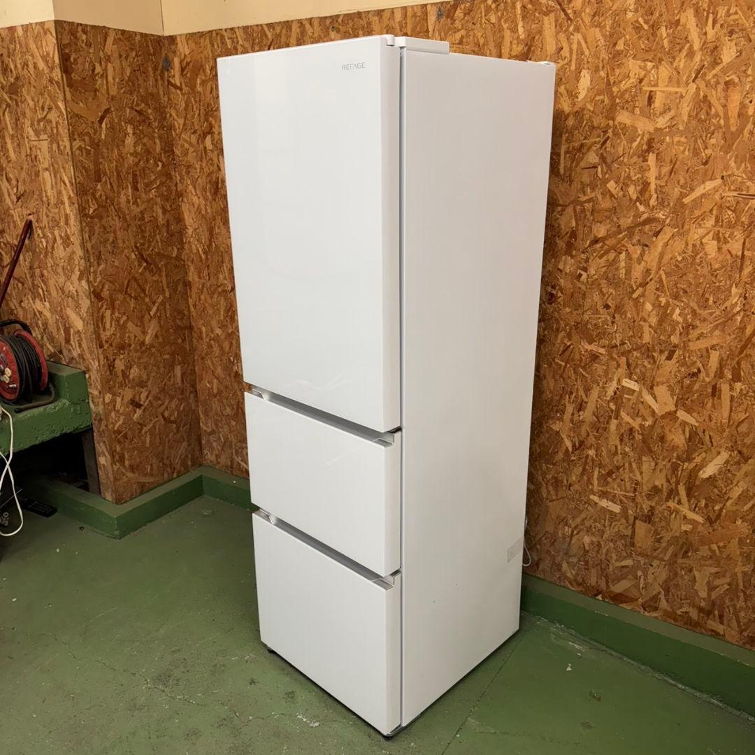 334 関東配送　大型冷蔵庫　右開き　300L〜400L　自動製氷機付　極美品