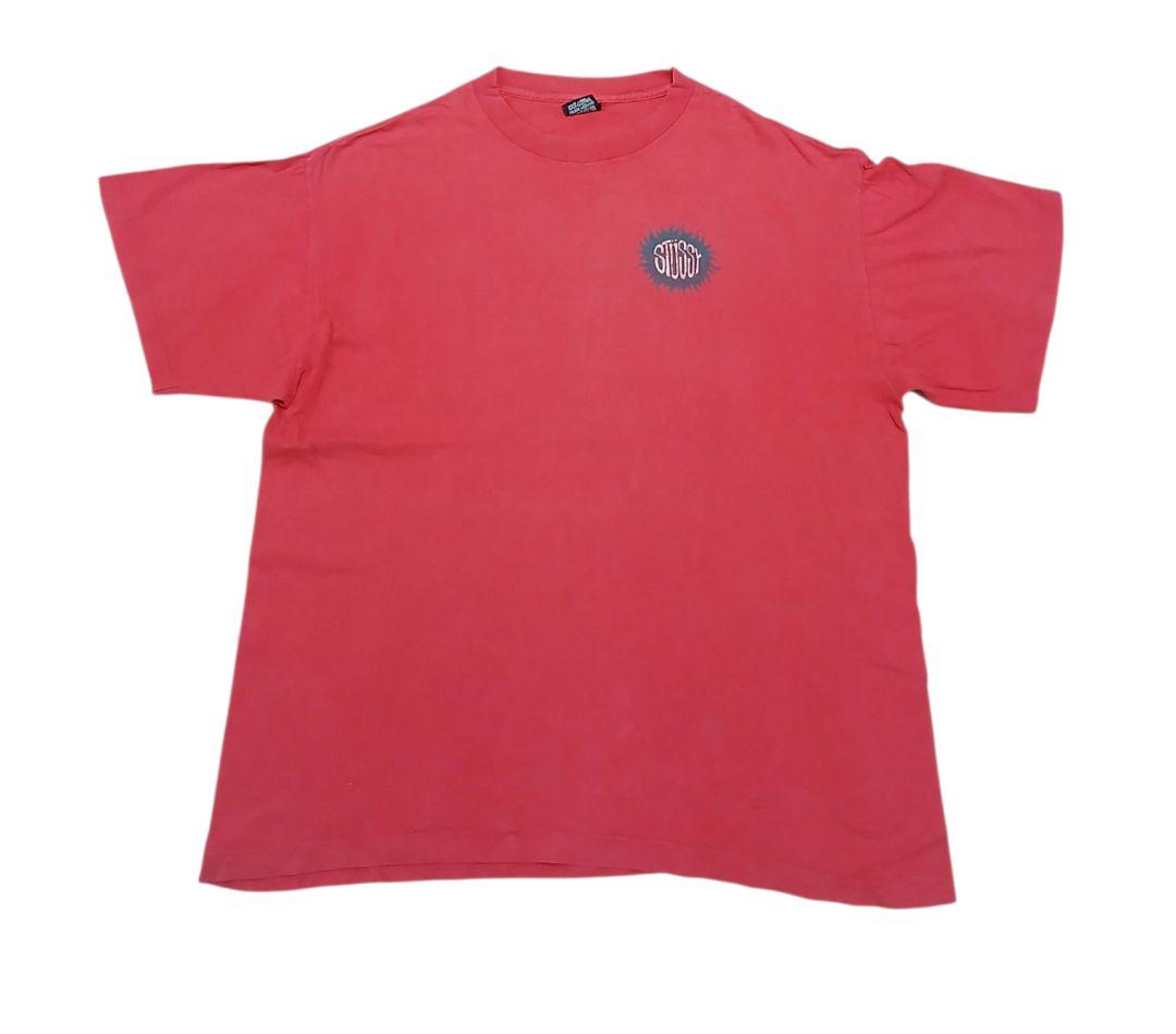80s STUSSY XL Tシャツ 黒タグ Old Stussy USA製