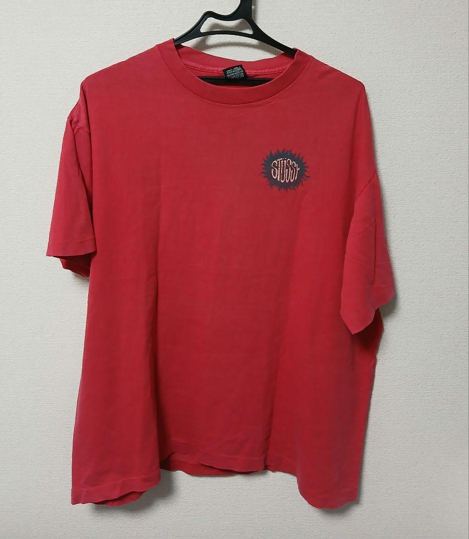 80s STUSSY XL Tシャツ 黒タグ Old Stussy USA製