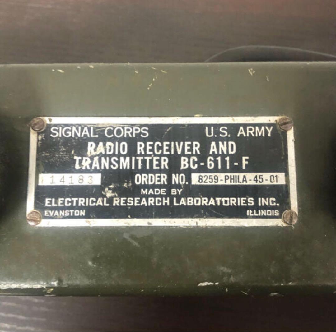 軍物 無線機 レシーバー アメリカ 動作未確認 ジャンク 本物