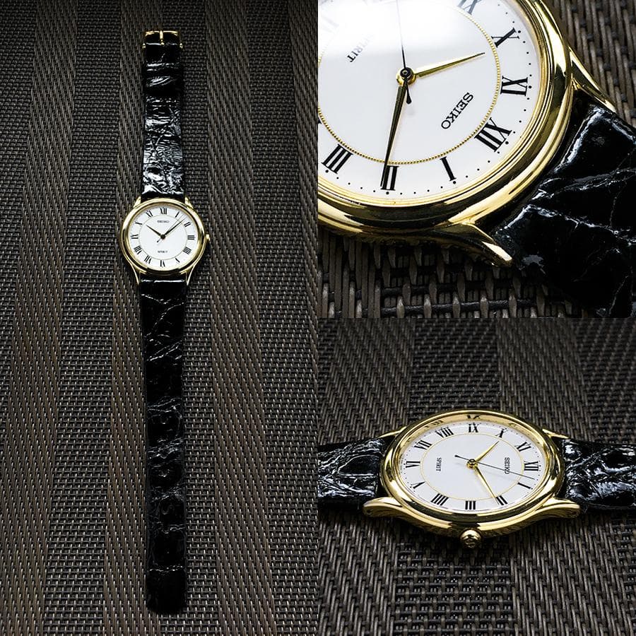 希少品 腕時計 セイコー スイープ運針 ローマ数字文字盤 美品