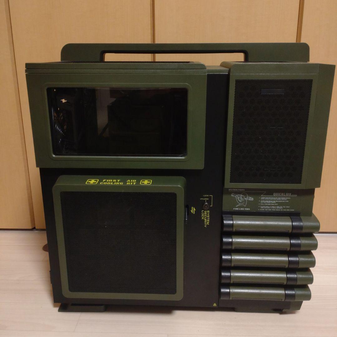 Thermaltake PCケース オリーブグリーン