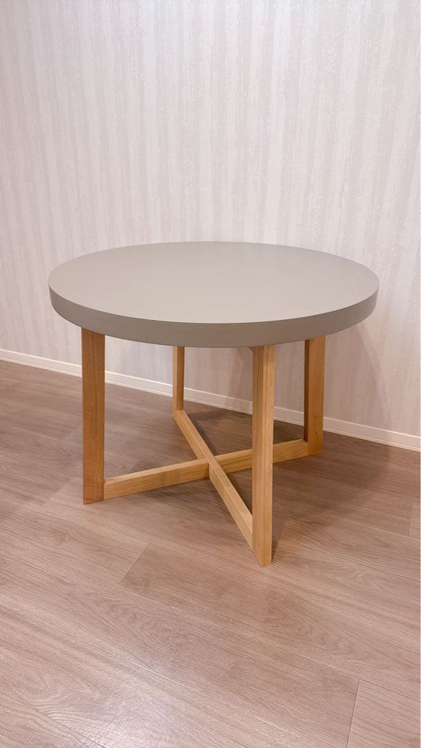 ※天板のみ※【KAGUCOCO/galette】円形ダイニング