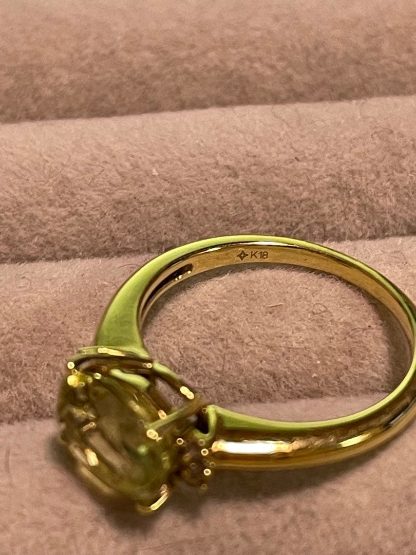 GSTV シリマナイト 18kリング