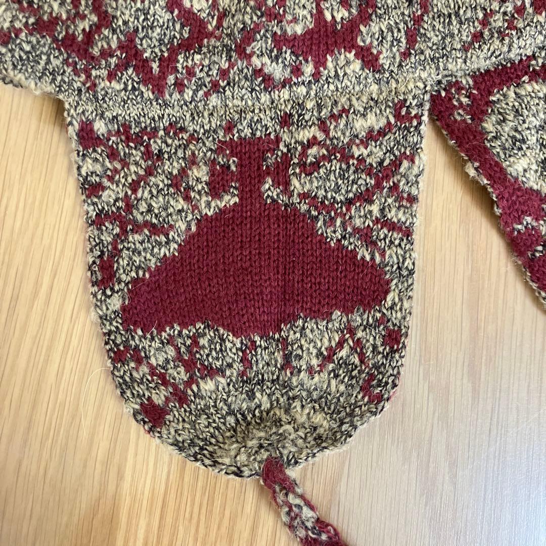 珍品VivienneWestwoodヴィヴィアンウエストウッド耳当てつきニット帽