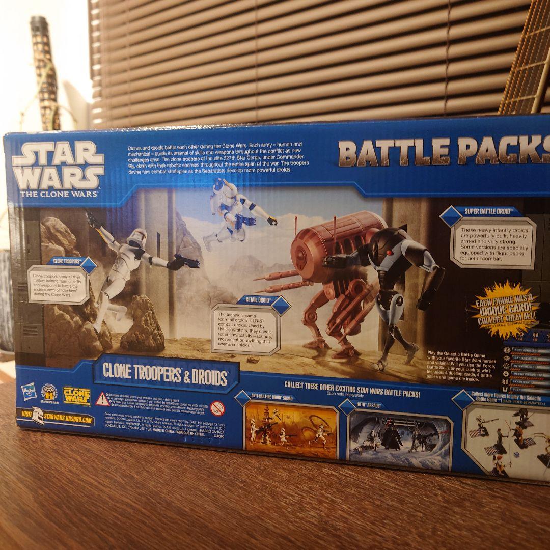 スターウォーズ クローンウォーズ　フィギュア バトルパック 日本未発売品