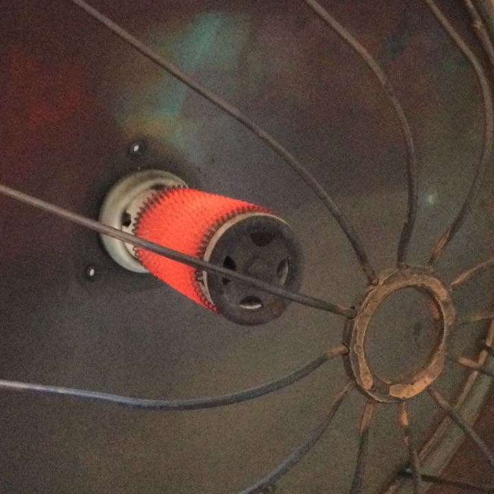 【1月限定価格】超珍品　昭和レトロ　松下電器反射式電気ストーブ1号機　稼働品