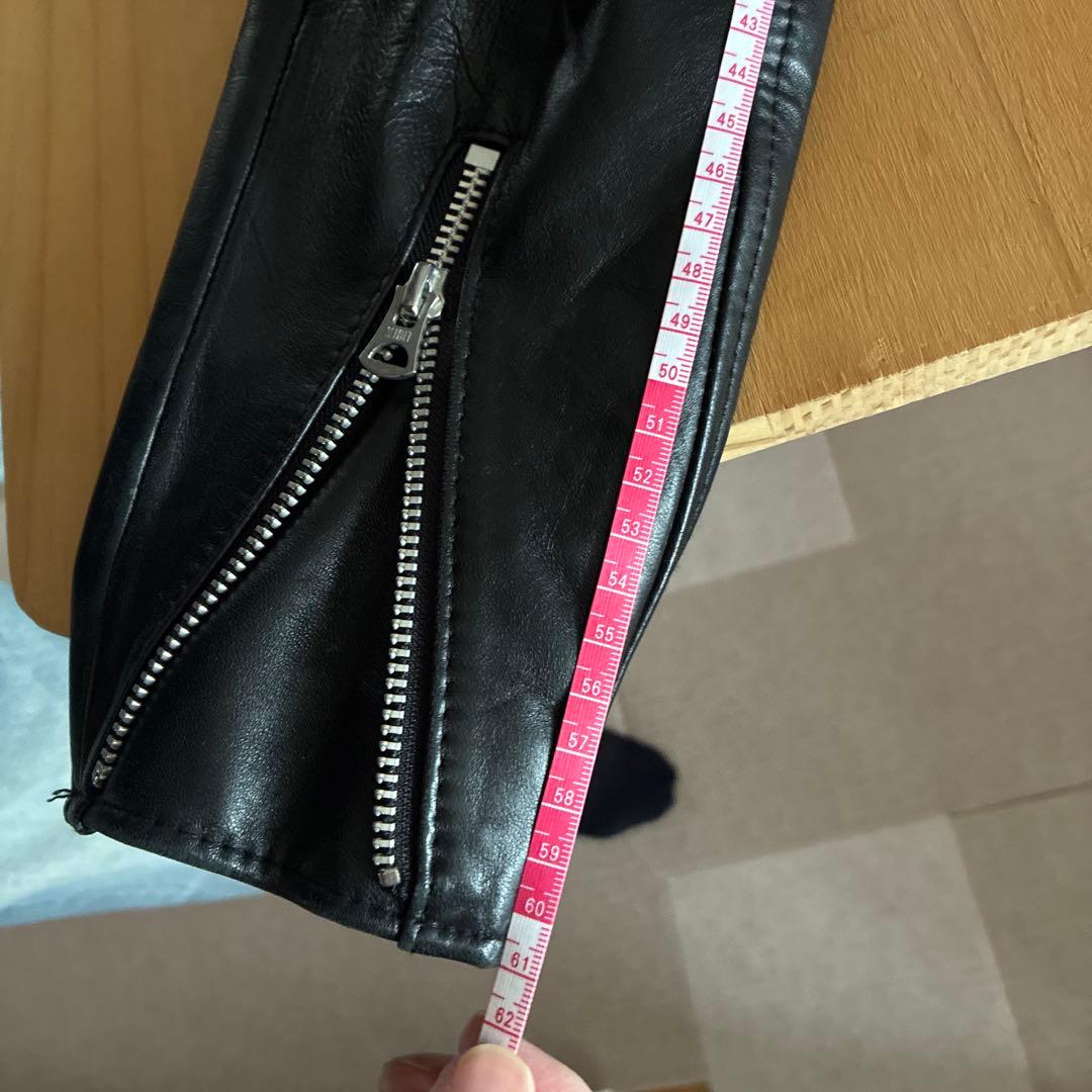 Schott シングルライダース ブラック M